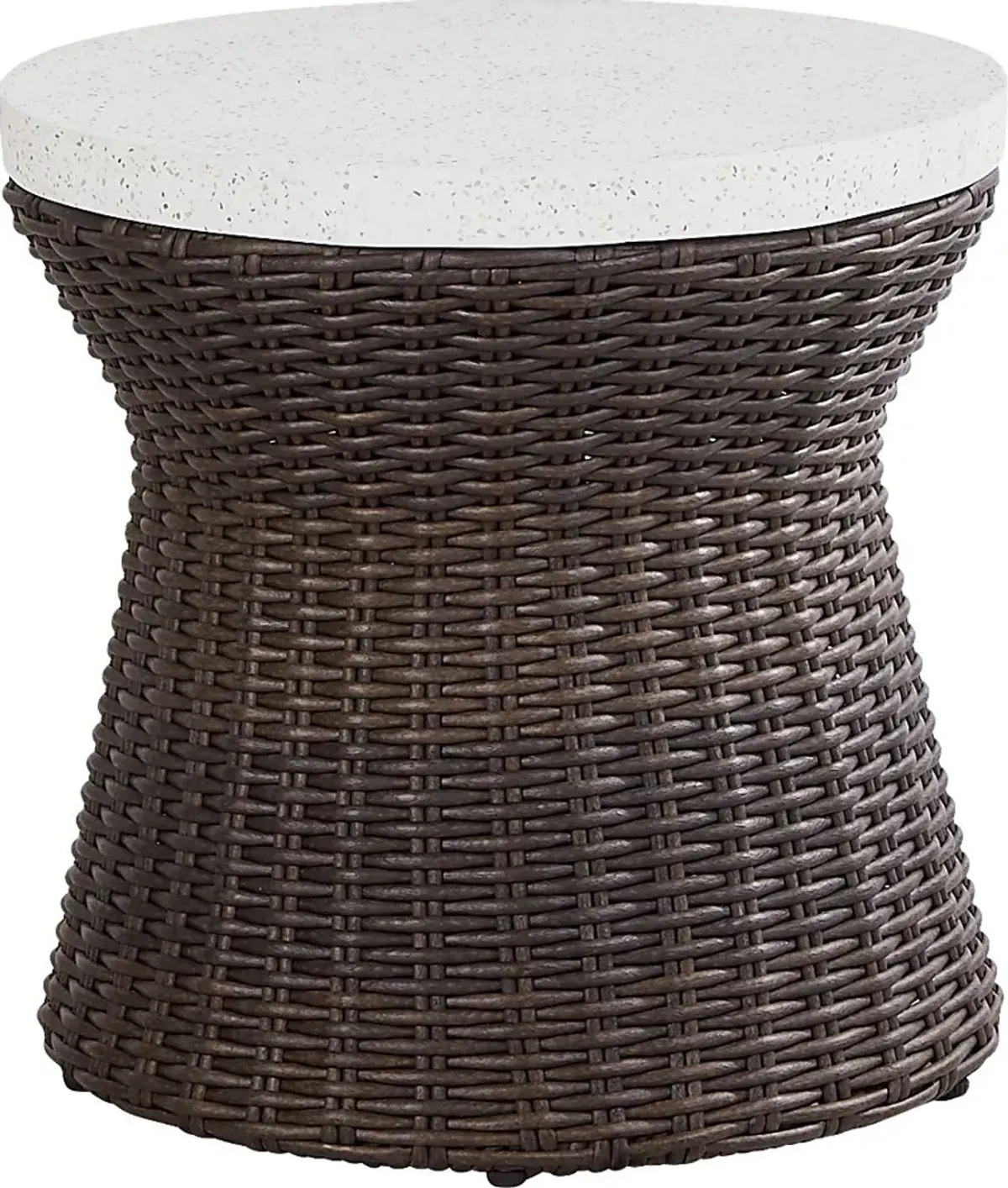 Ria Espresso Outdoor End Table