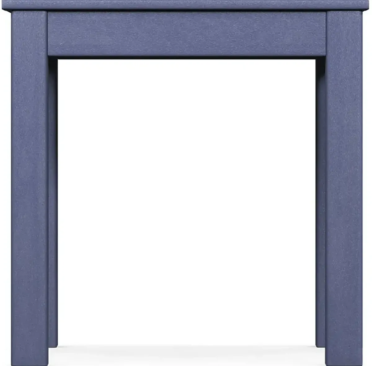 Addy Navy Outdoor End Table