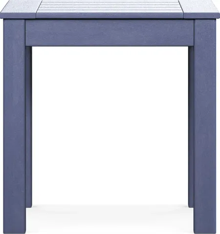 Addy Navy Outdoor End Table