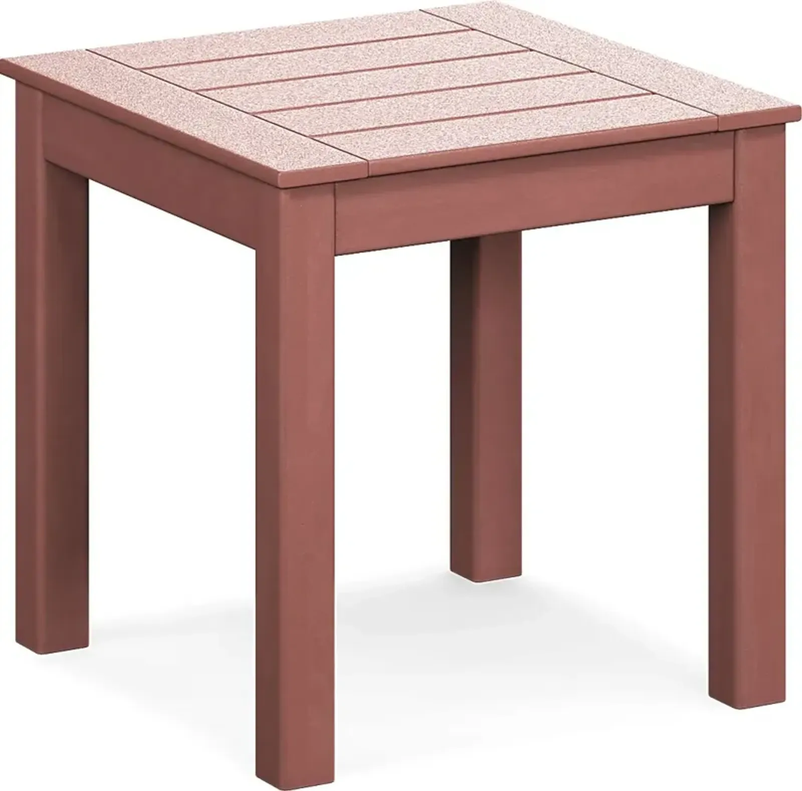 Addy Red Outdoor End Table