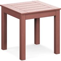 Addy Red Outdoor End Table