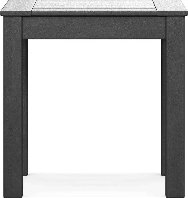 Addy Black Outdoor End Table