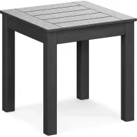 Addy Black Outdoor End Table