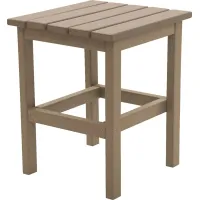 Bayfield Park Traditional Tan Outdoor Side Table