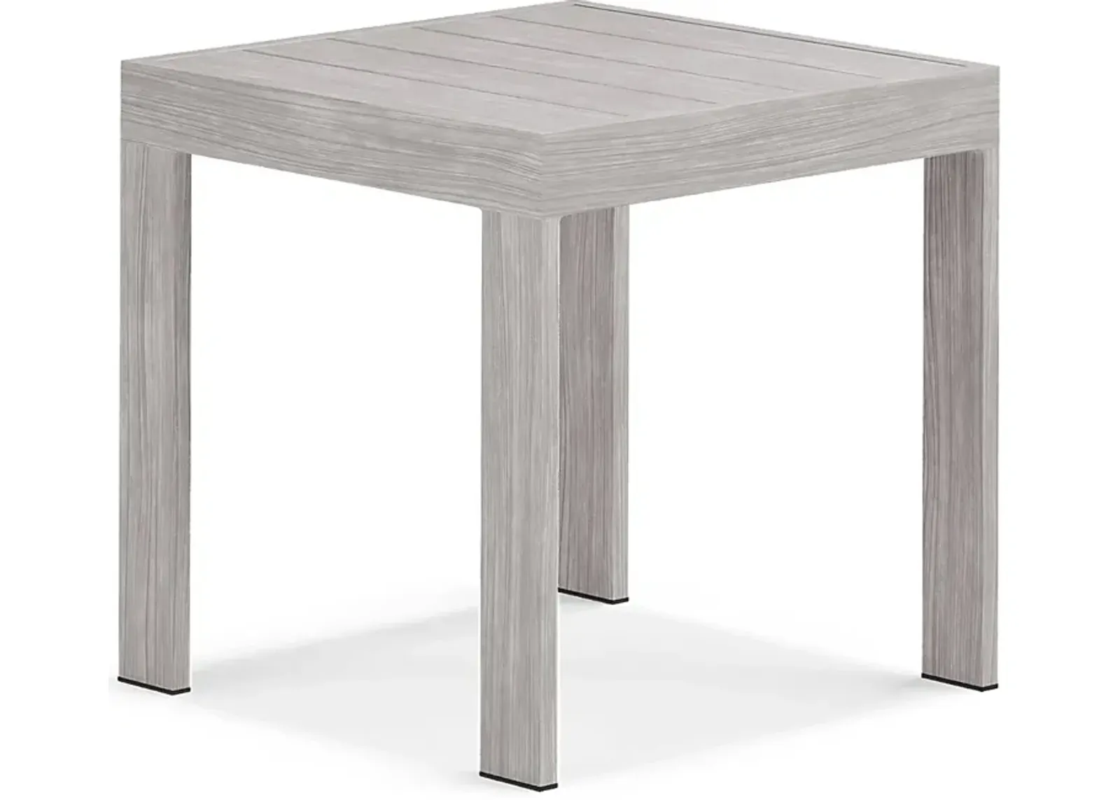 Sun Valley Light Gray Outdoor End Table