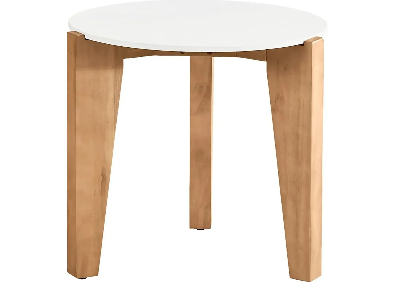 Tessere White Outdoor End Table