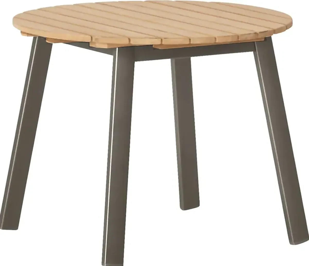 Ocean Tide Gray Outdoor End Table