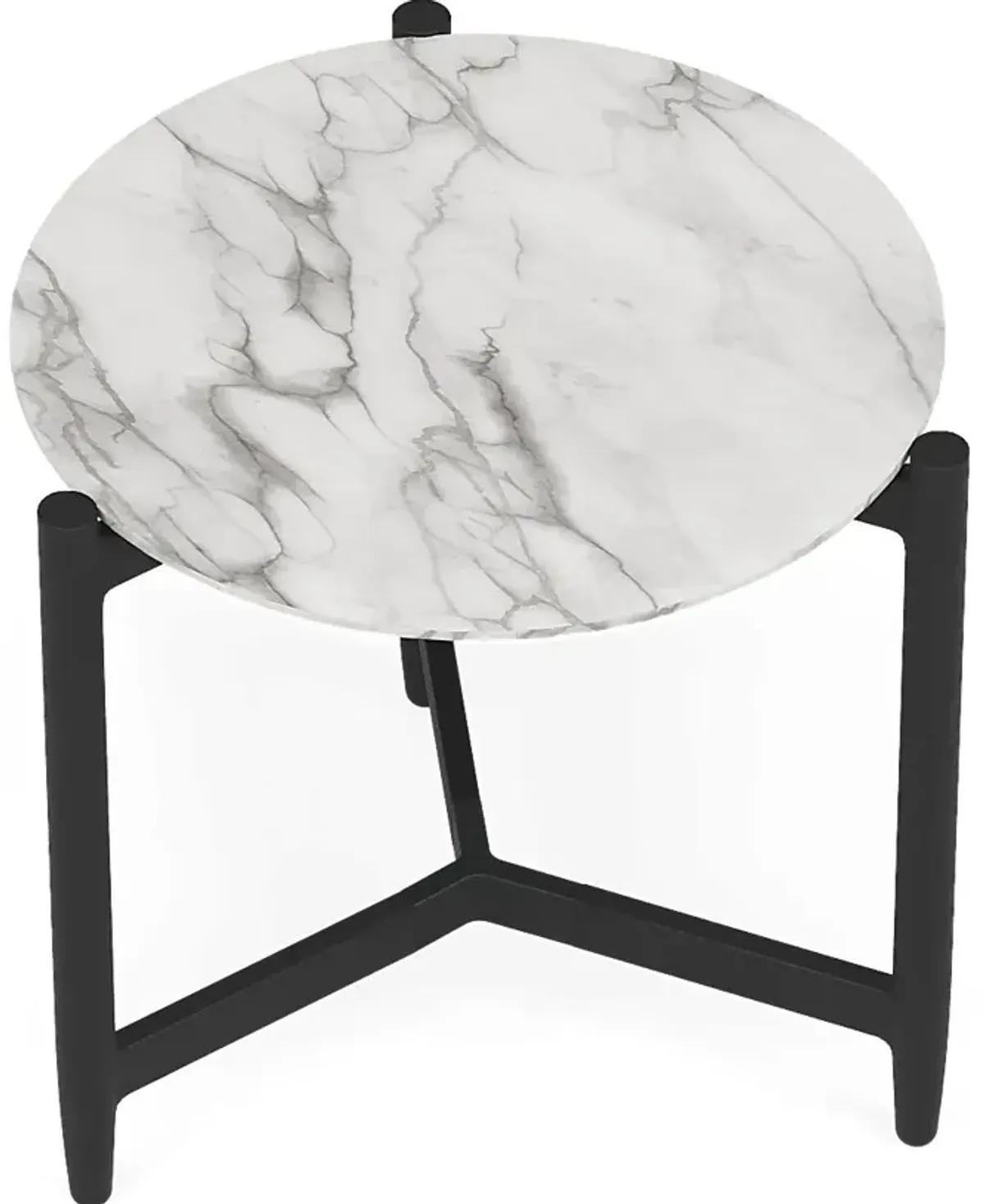 Harlowe Black Outdoor End Table