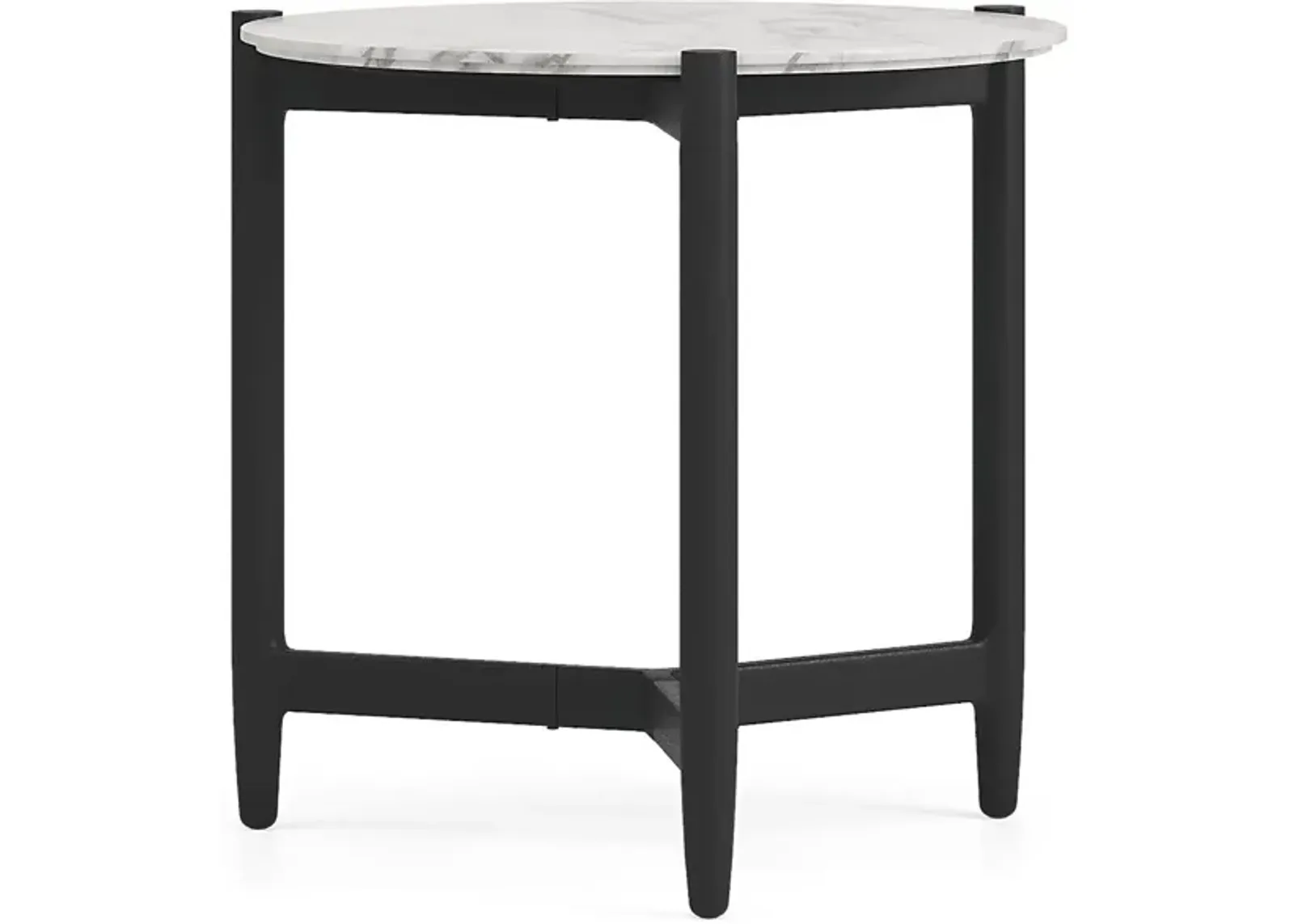 Harlowe Black Outdoor End Table