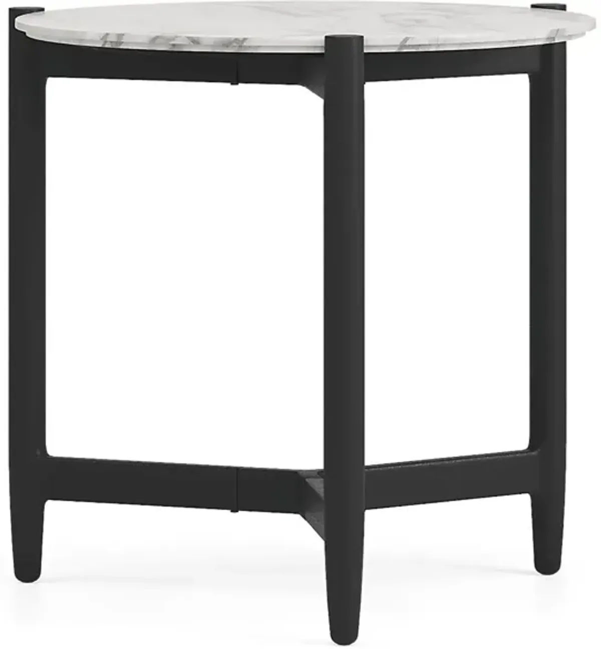 Harlowe Black Outdoor End Table