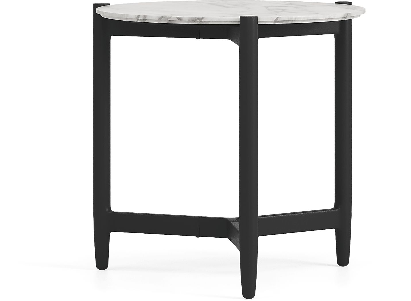 Harlowe Black Outdoor End Table