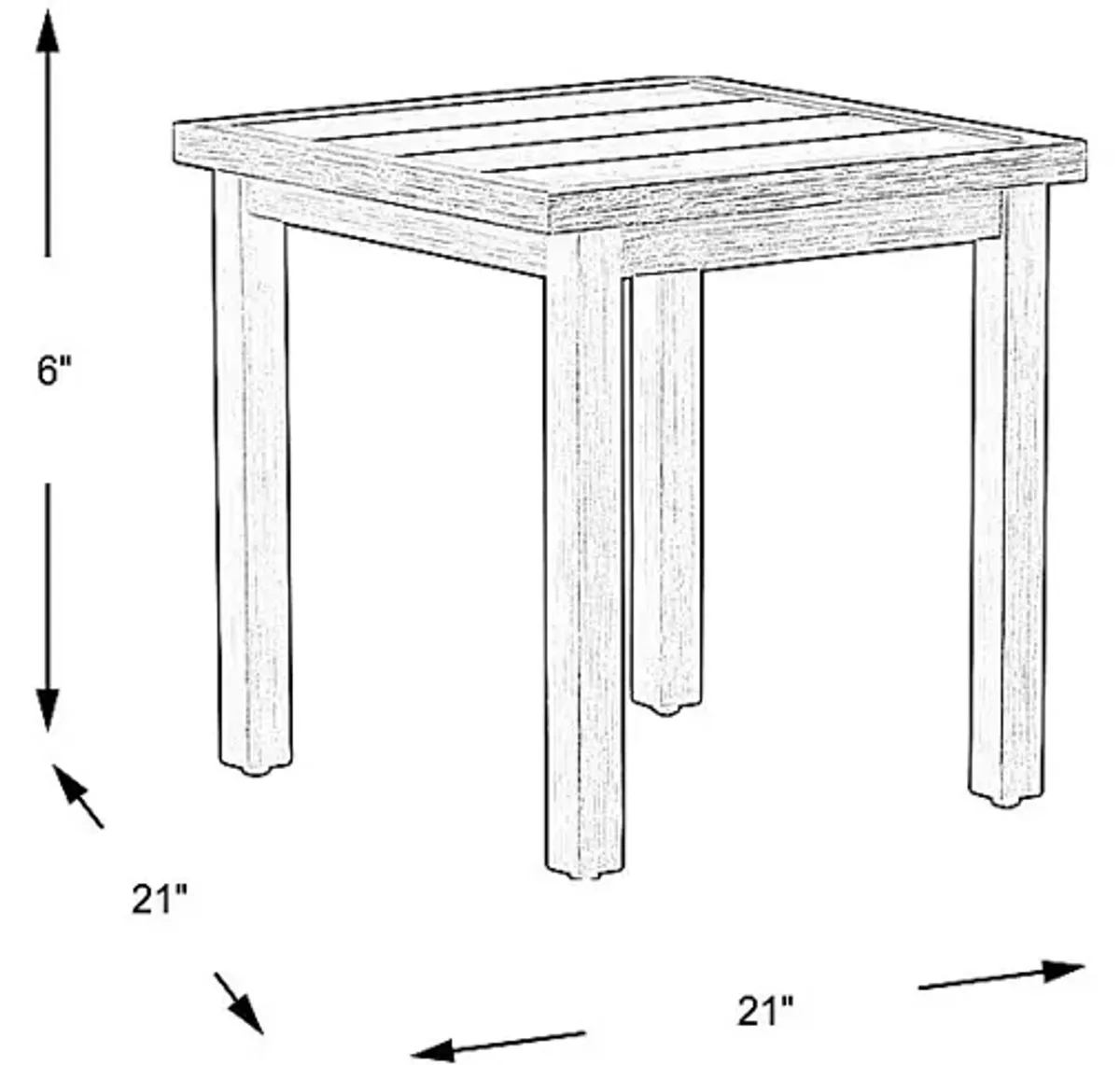 Torio Brown End Table