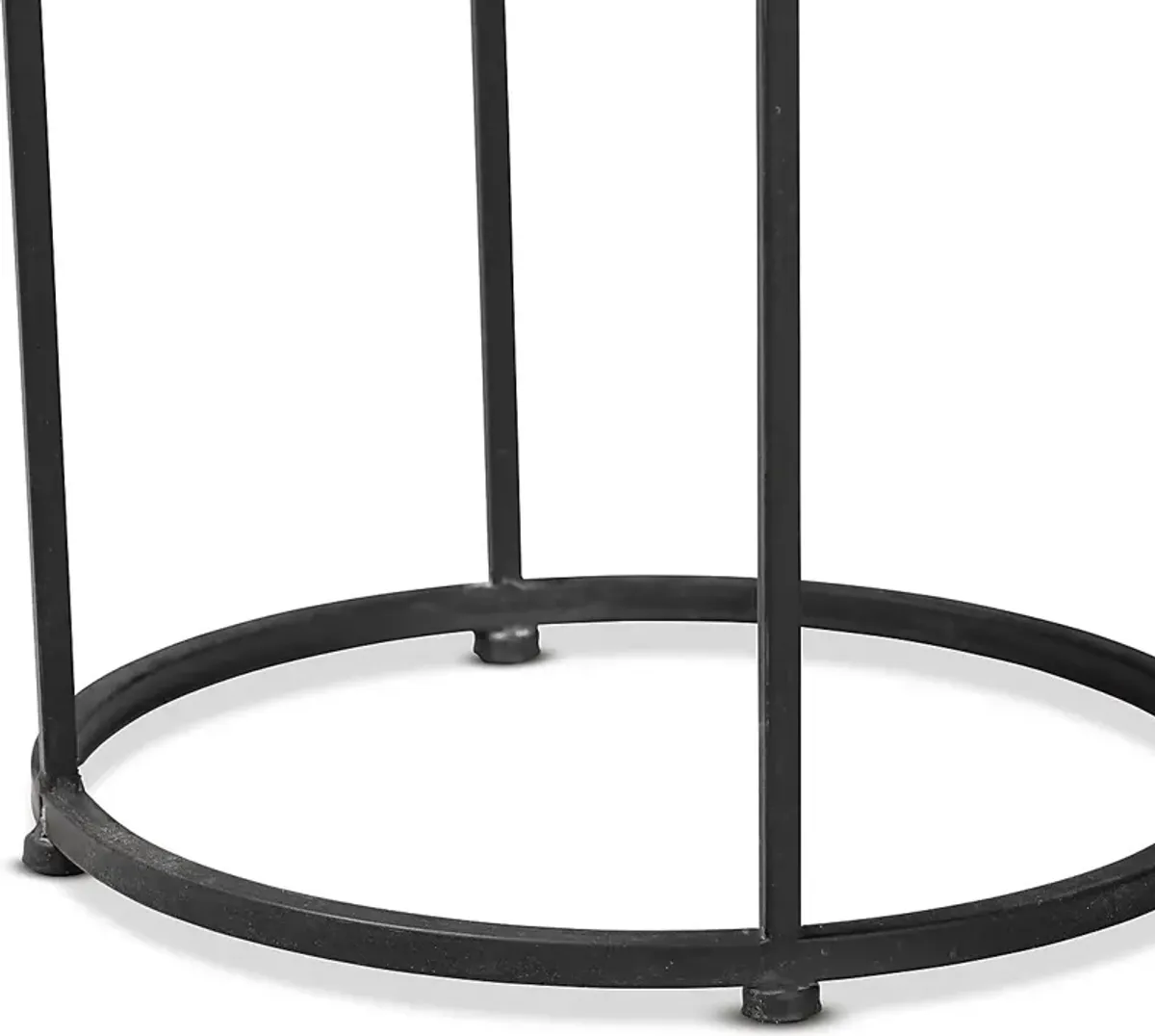 Outdoor Adenleah Black Side Table