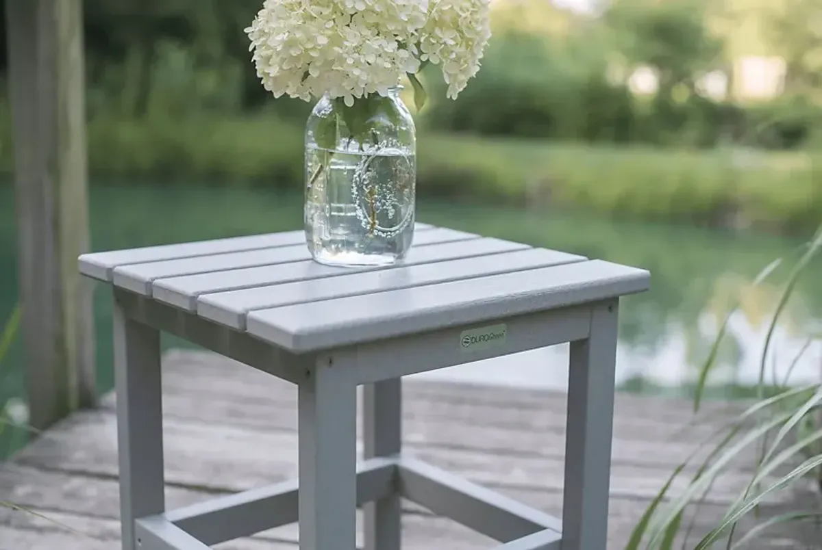 Bayfield Park Traditional Light Gray Outdoor Side Table