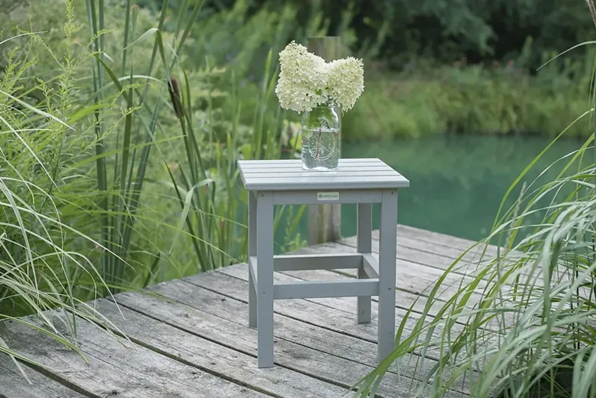 Bayfield Park Traditional Light Gray Outdoor Side Table