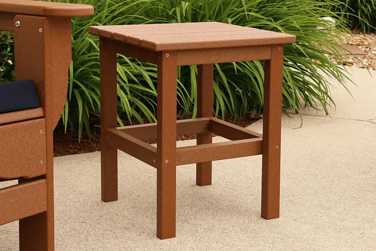 Bayfield Park Traditional Brown Outdoor Side Table