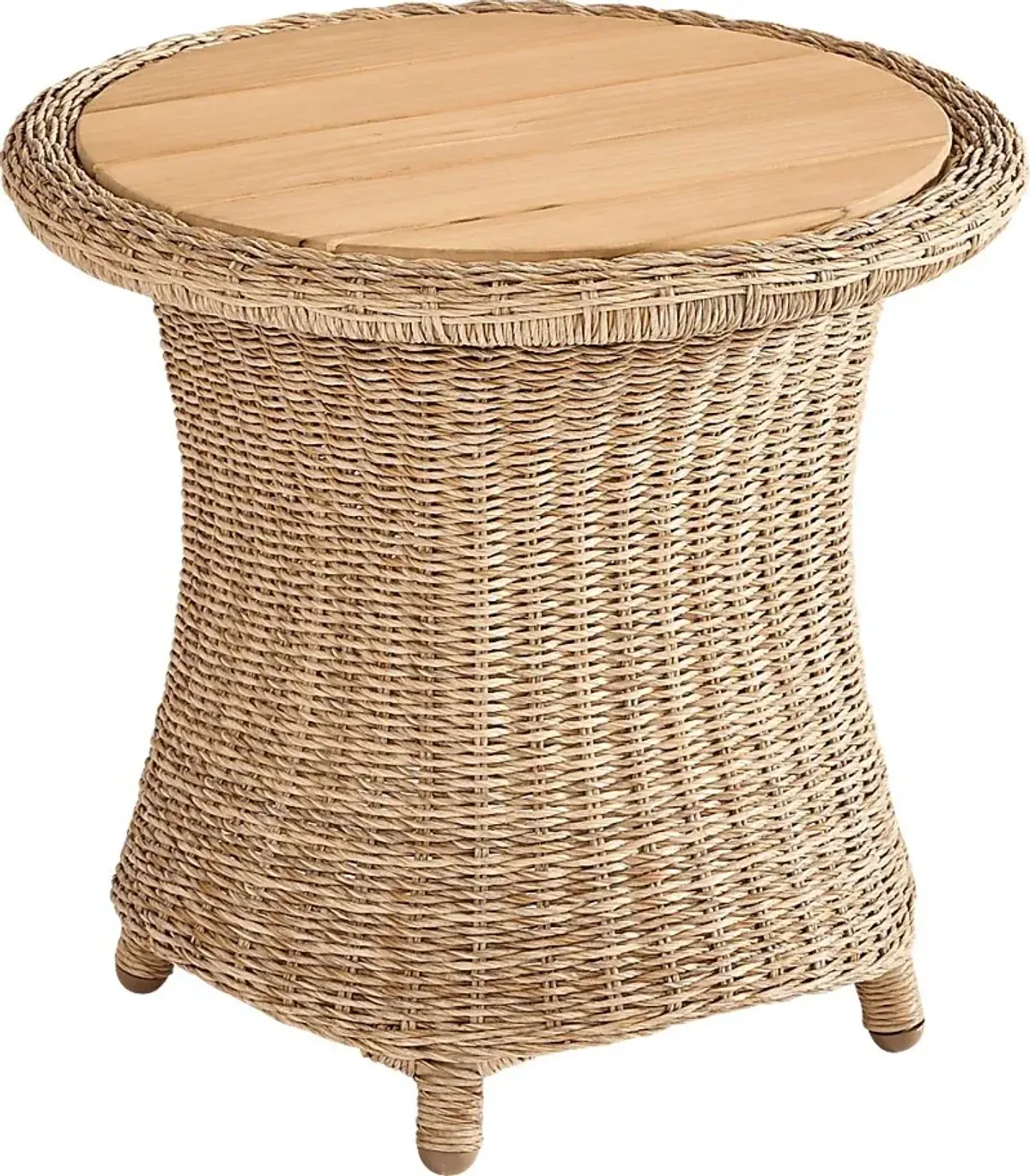 Sarina Bay Natural Outdoor End Table