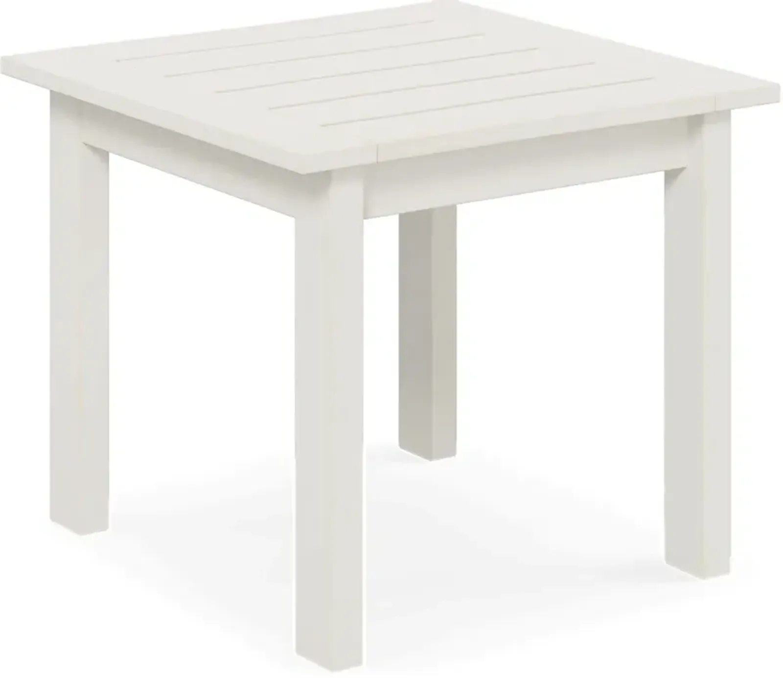 Eastlake White Outdoor End Table