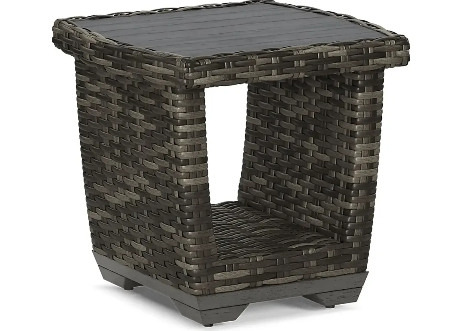 Montecello Gray Outdoor End Table