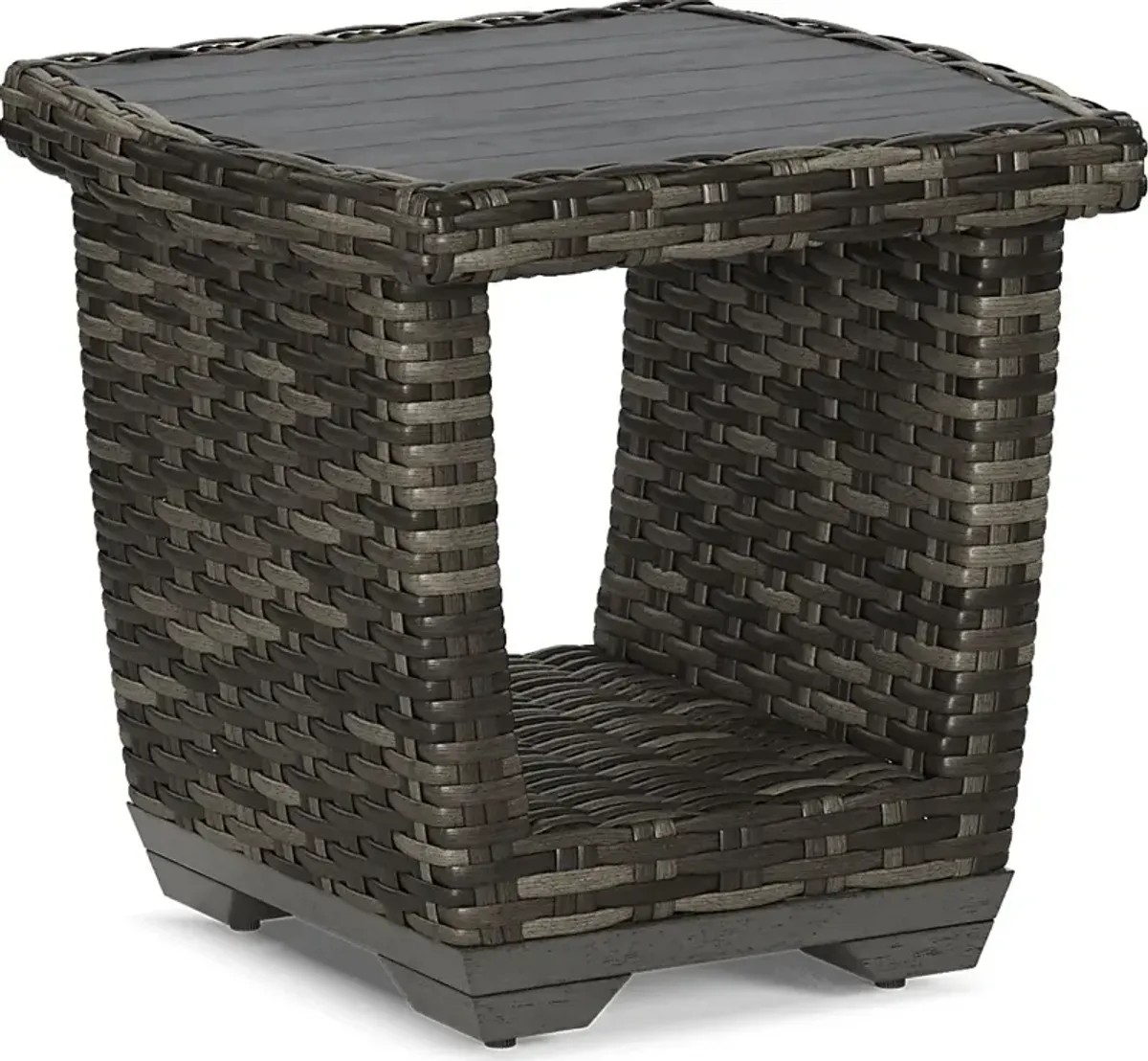 Montecello Gray Outdoor End Table