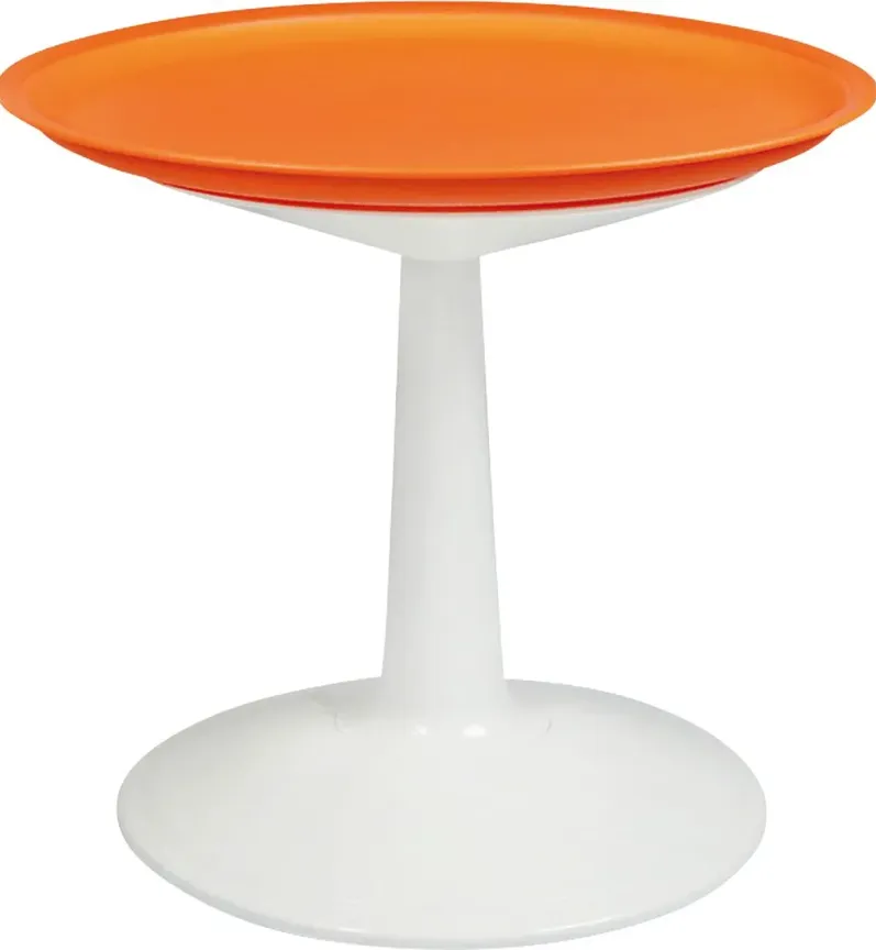 Lagoon Sprout Orange Adjustable Outdoor Side Table