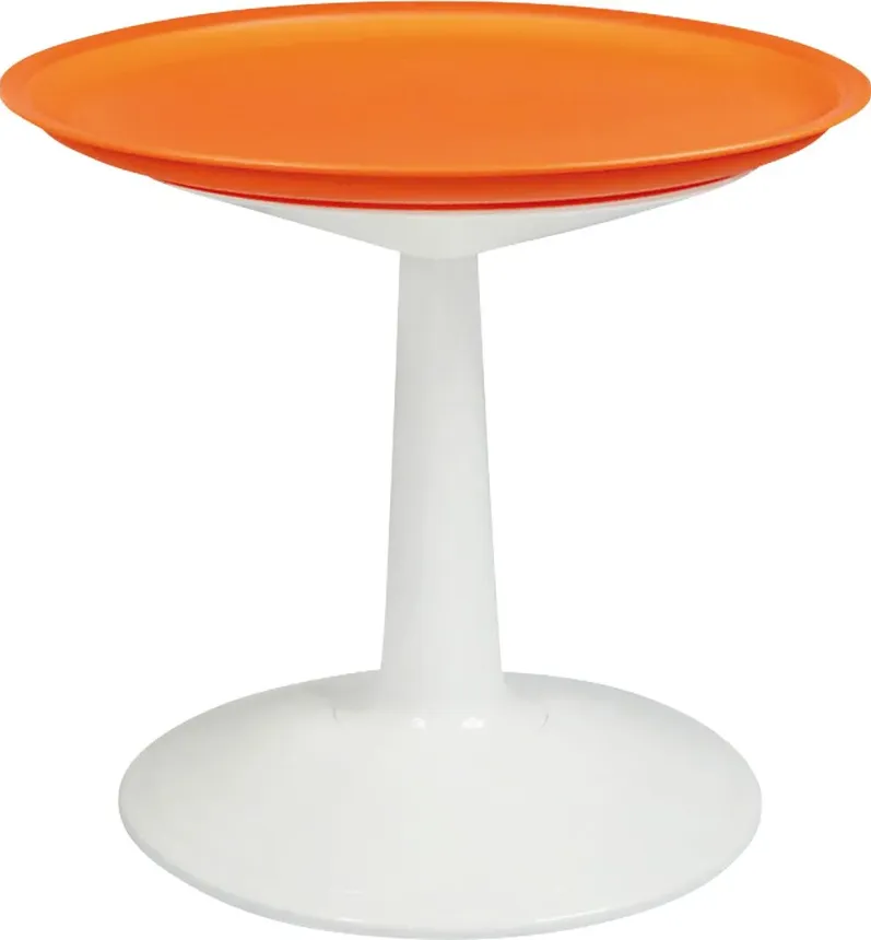 Lagoon Sprout Orange Adjustable Outdoor Side Table