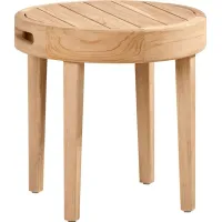 Riva Blonde Outdoor End Table