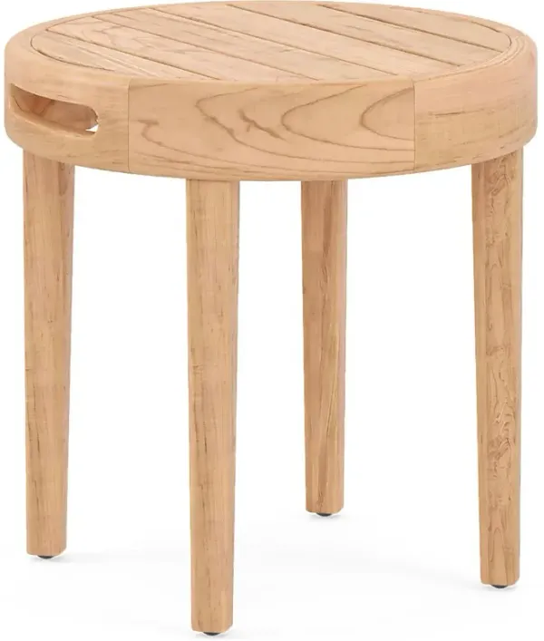 Riva Blonde Outdoor End Table