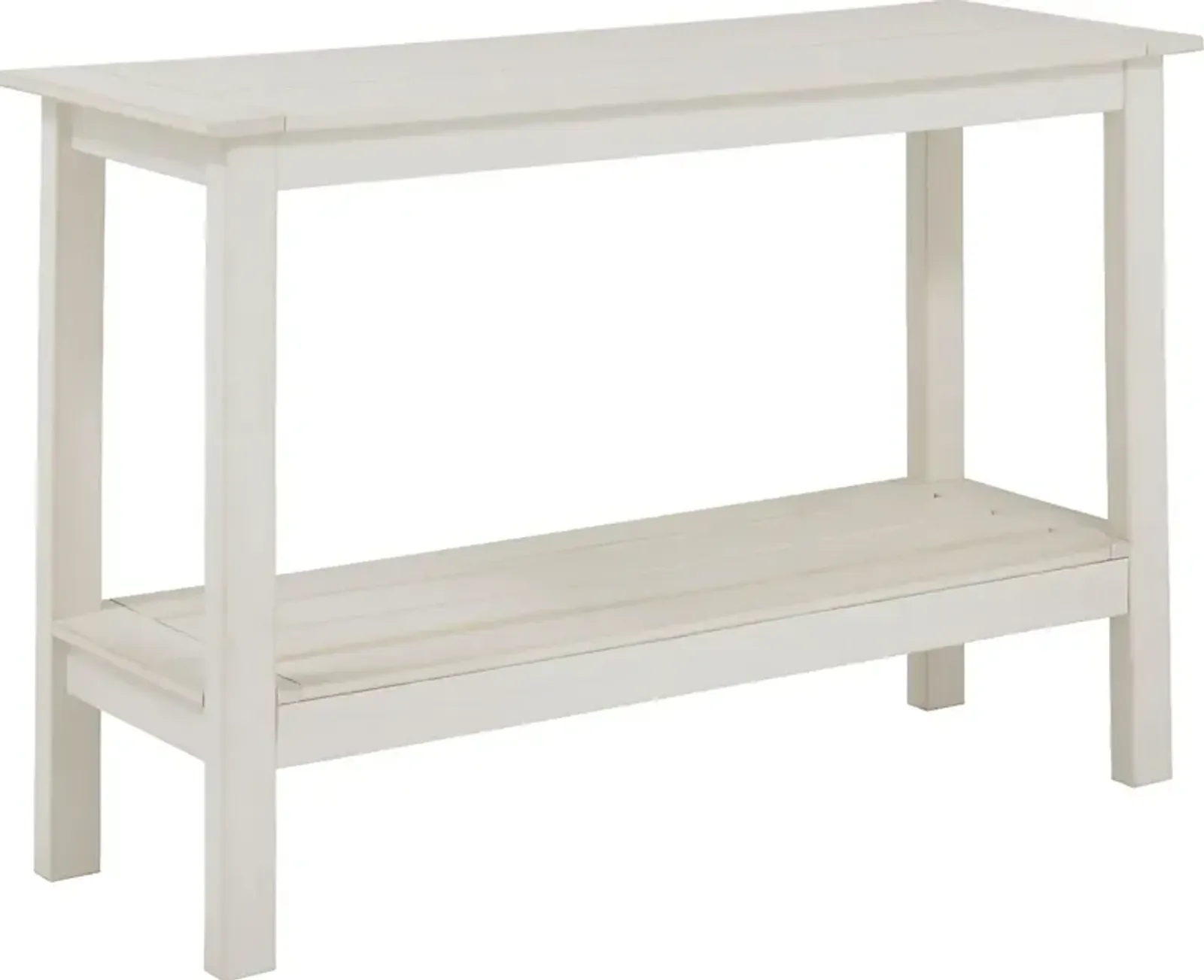 Eastlake White Outdoor Sofa Table