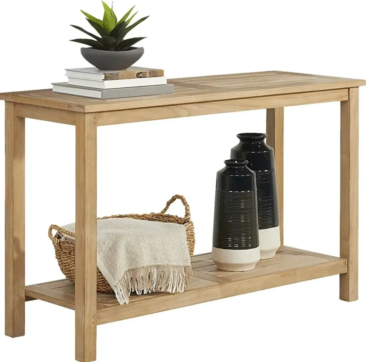 Pleasant Bay Teak Outdoor Console Table