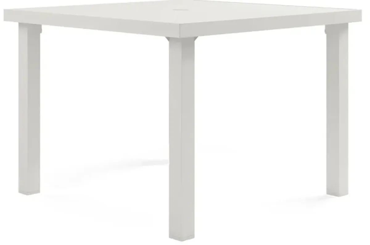 Park Walk White 40 in. Square Outdoor Dining Table