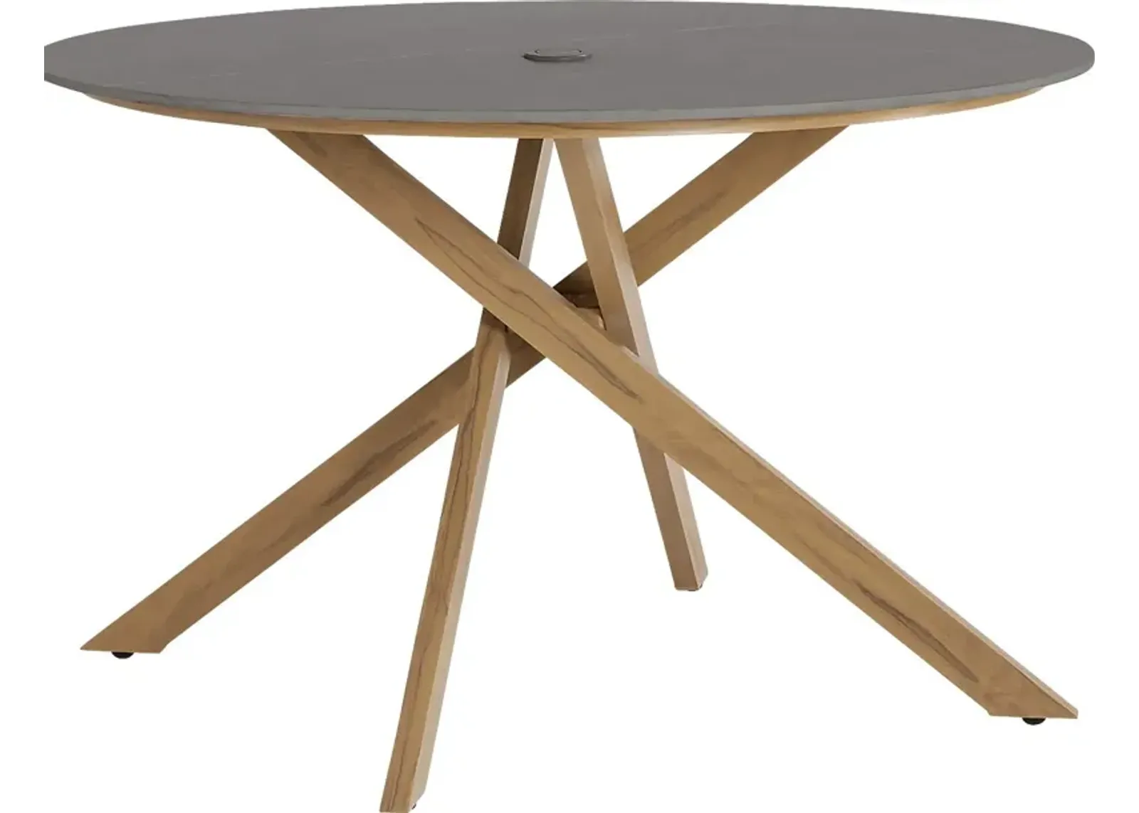 Logen Natural Round Outdoor Dining Table