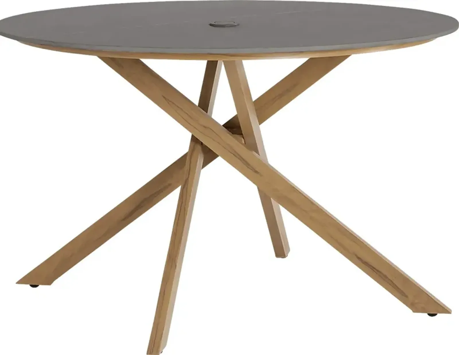 Logen Natural Round Outdoor Dining Table