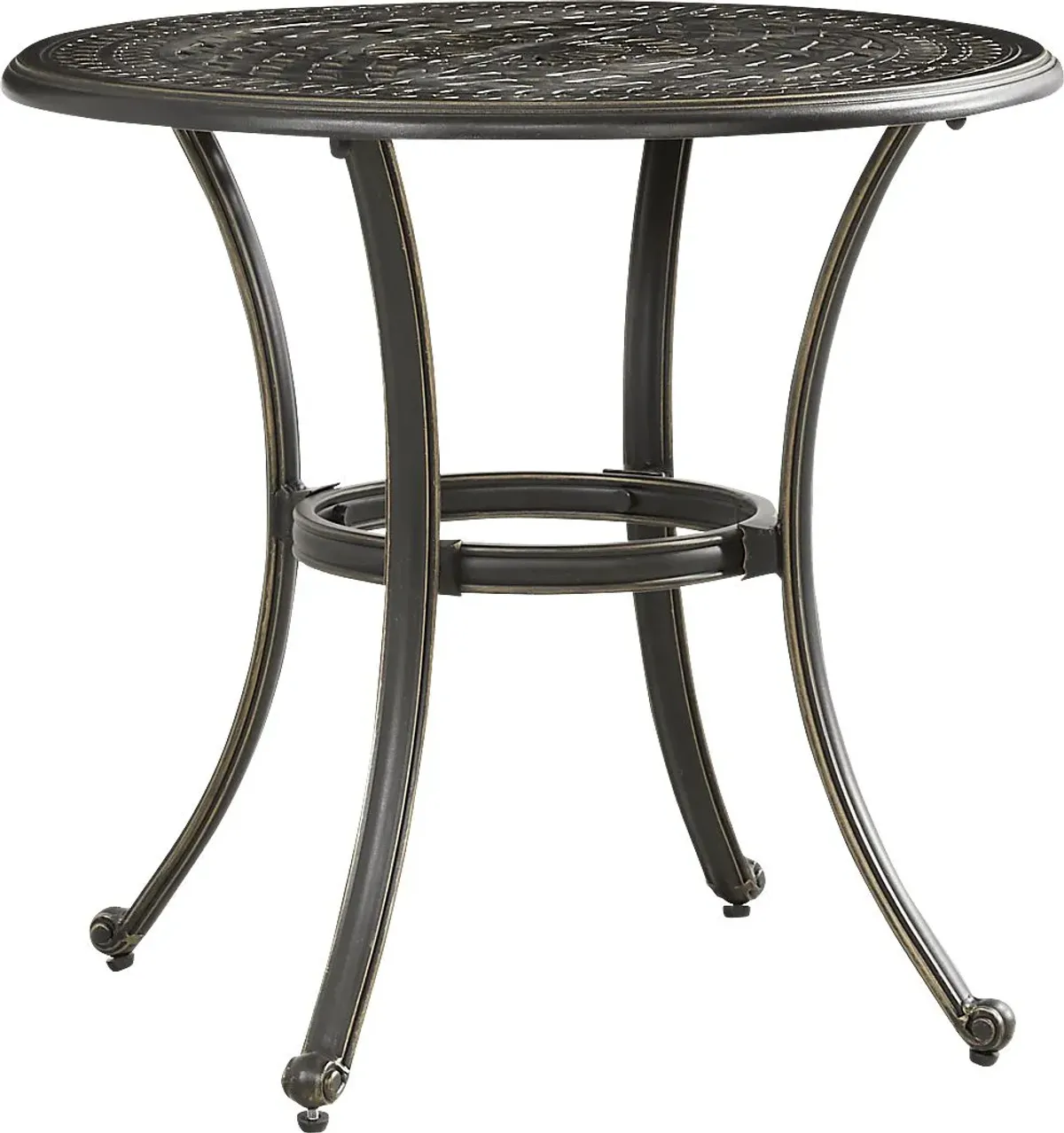 Carina Bronze 30 in. Round Outdoor Dining Table