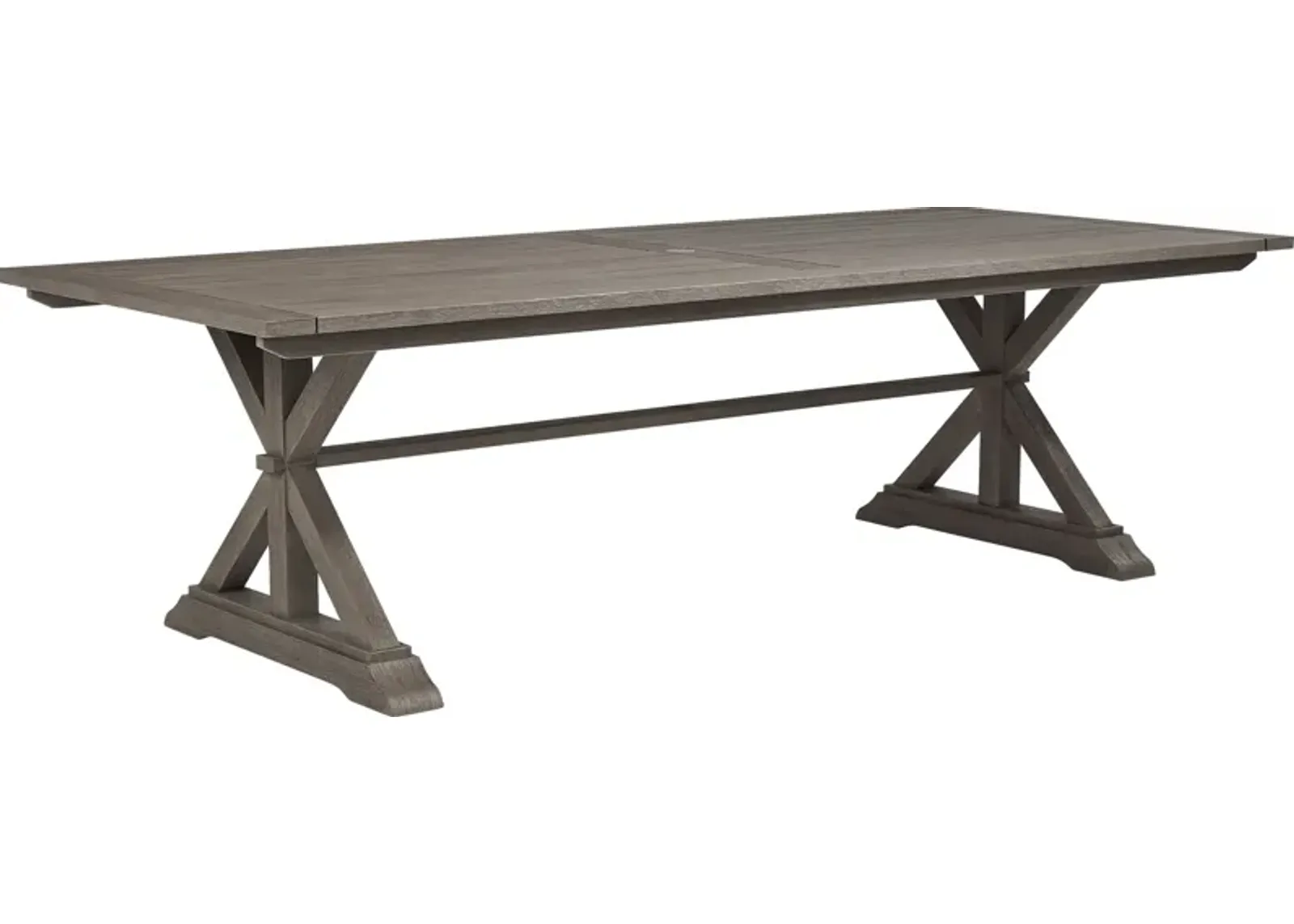 Siesta Key Light Wood 102 in. Rectangle Outdoor Dining Table