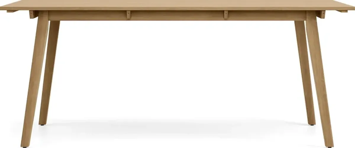 Tessere Natural Rectangle Outdoor Dining Table