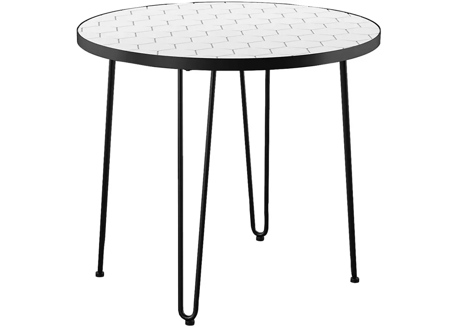 Outdoor Caillouet Black Bistro Table