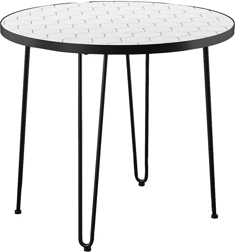 Outdoor Caillouet Black Bistro Table