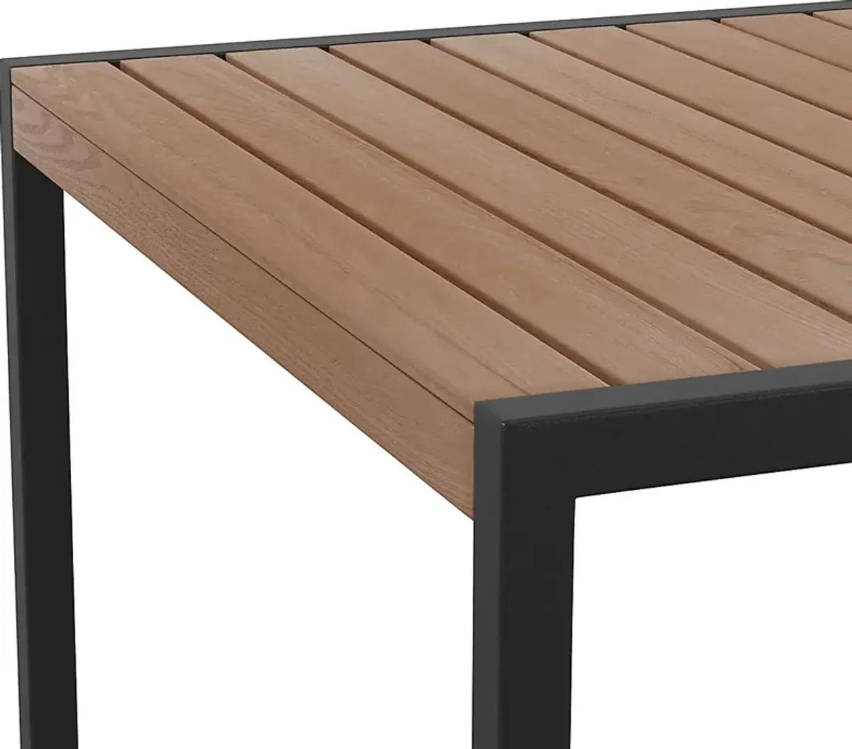 Outdoor Renoldor Brown Rectangular Dining Table