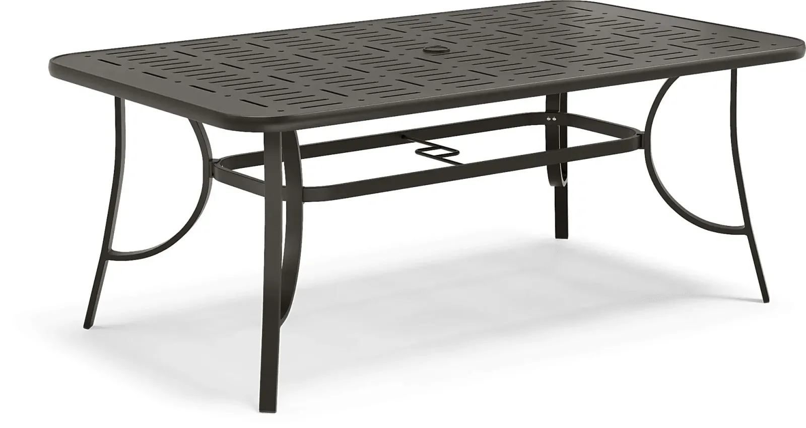 Windy Isle Bronze 72 in. Rectangle Outdoor Dining Table