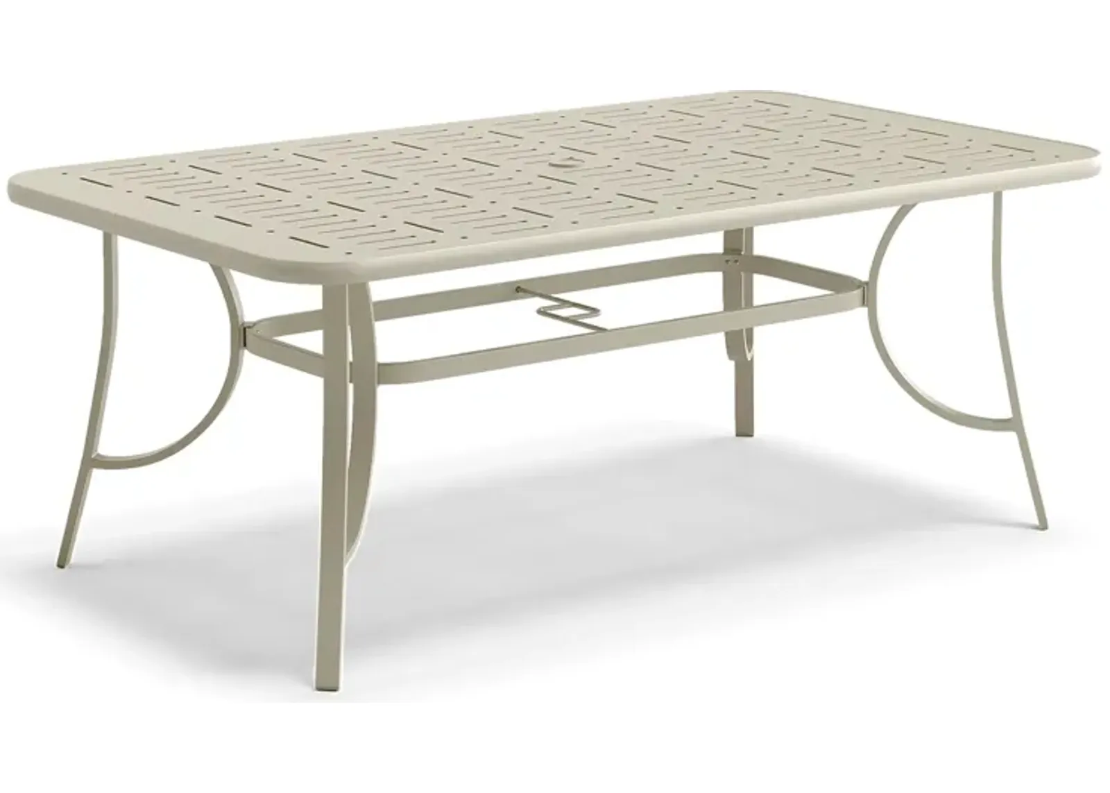 Windy Isle Sand 72 in. Rectangle Outdoor Dining Table