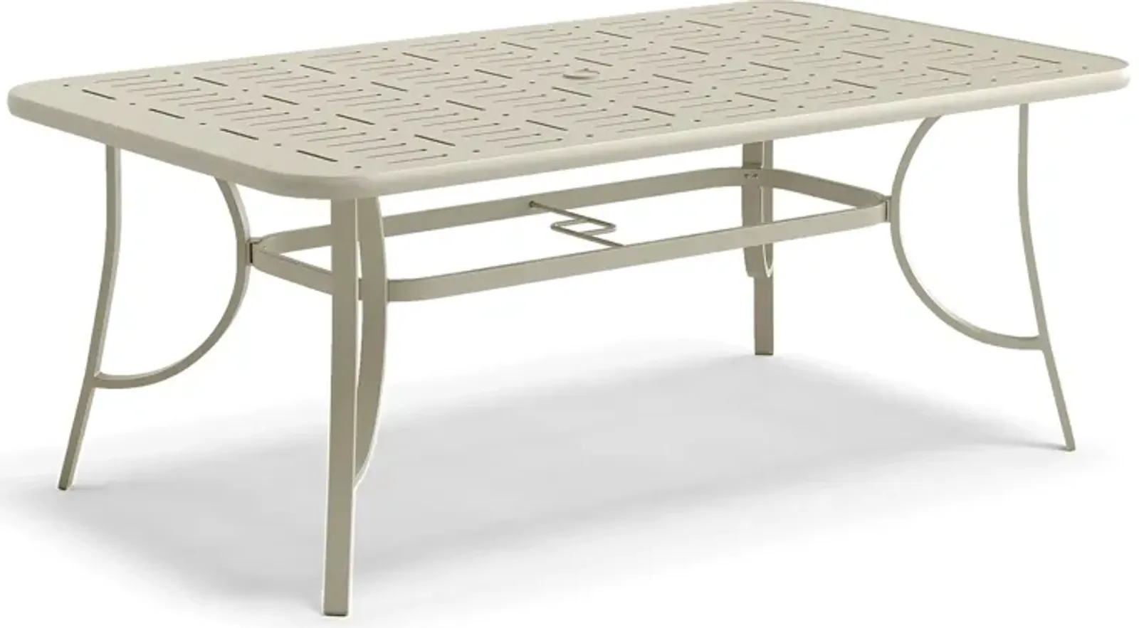 Windy Isle Sand 72 in. Rectangle Outdoor Dining Table