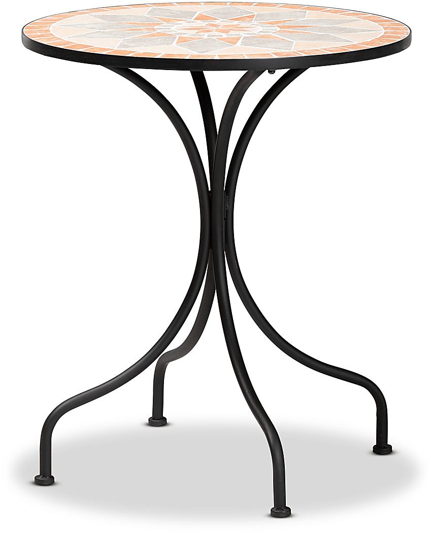 Outdoor Santison Black 3 Pc Table Set