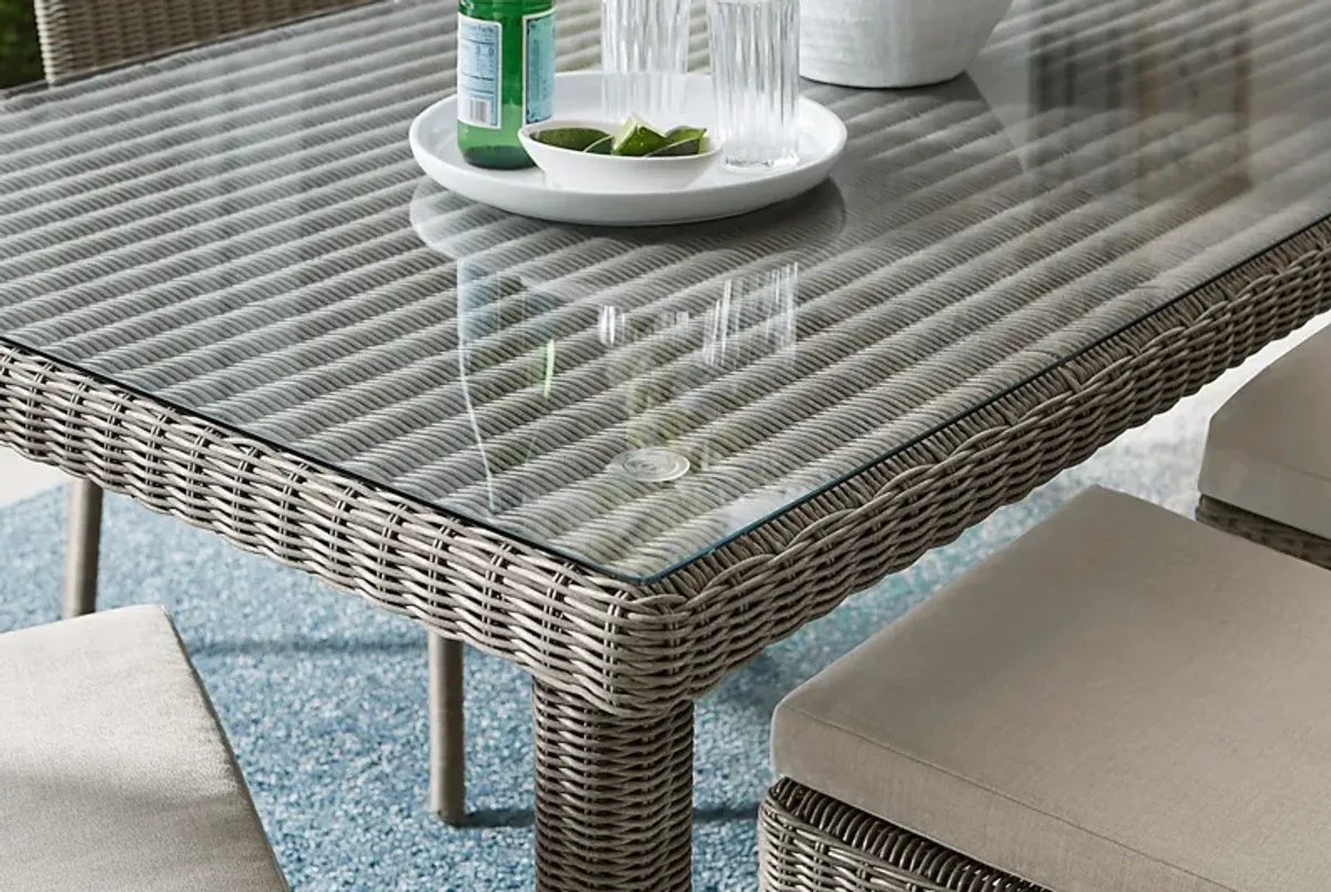 Forest Hills Gray Outdoor Dining Table