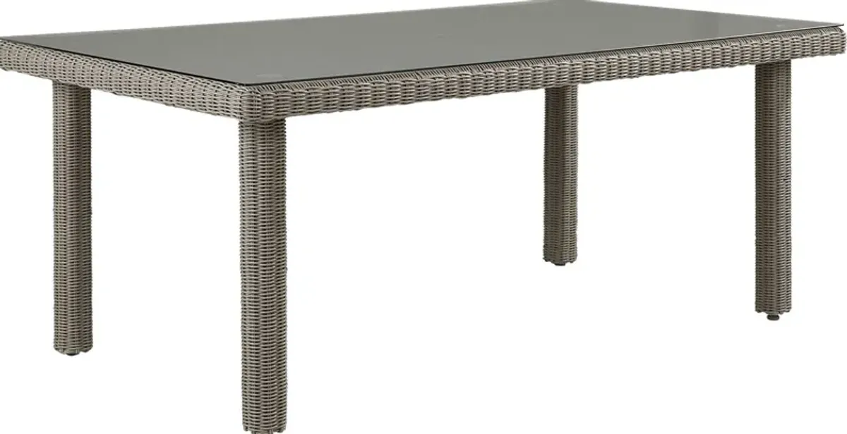 Forest Hills Gray Outdoor Dining Table