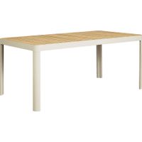 Garden View Sand Rectangle Outdoor Dining Table