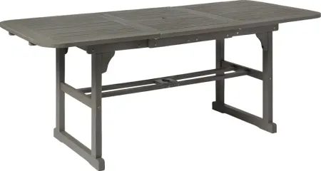 Eastline Gray Outdoor Dining Table