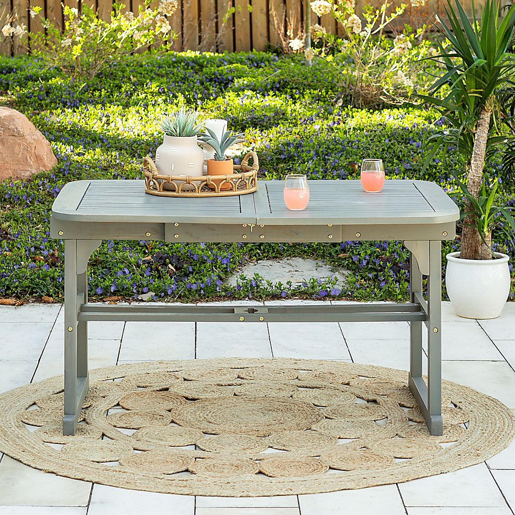 Eastline Gray Outdoor Dining Table