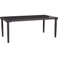 Summerset Way Brown Rectangle Outdoor Dining Table