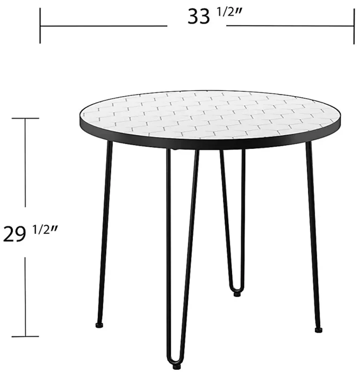 Outdoor Chalmette 3 Pc Dining Set